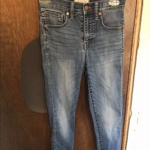 Madewell 10in High Rise Skinny Jeans